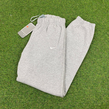 00s Nike Cotton Joggers Grey XS