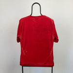 00s Umbro England Football Shirt T-Shirt Red Small