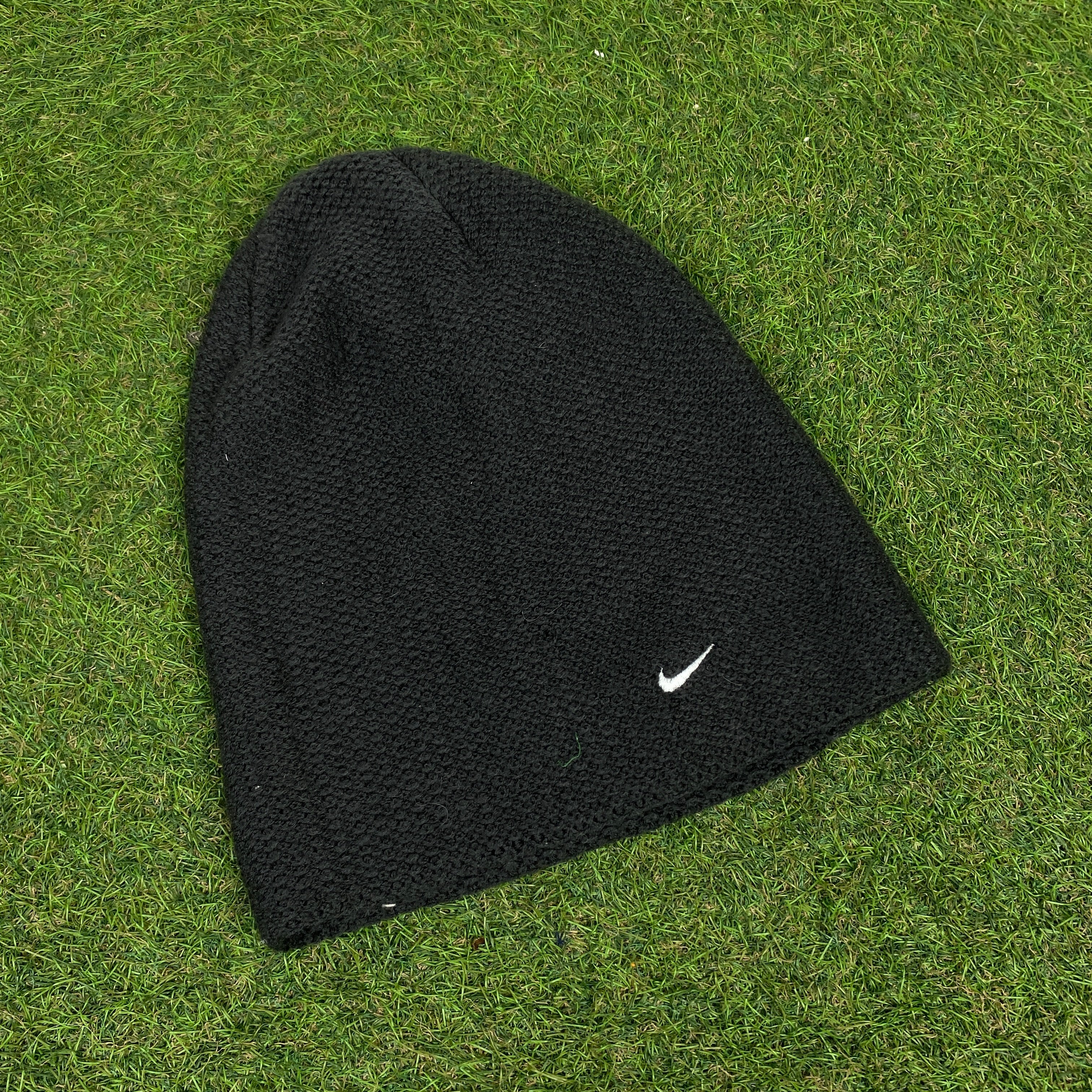 00s Nike Presto Knit Beanie Hat Black