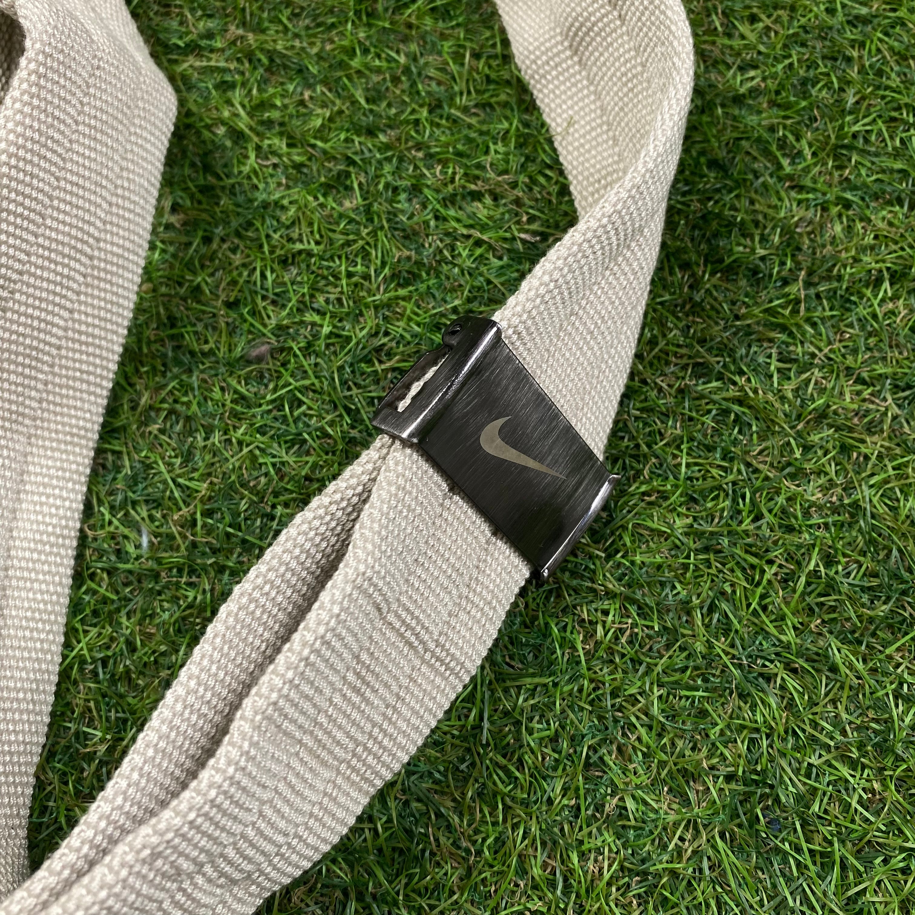 Vintage Nike Rollercoaster Buckle Belt Brown