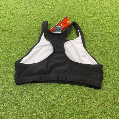 Vintage Nike Sports Bra Black Large 12-14