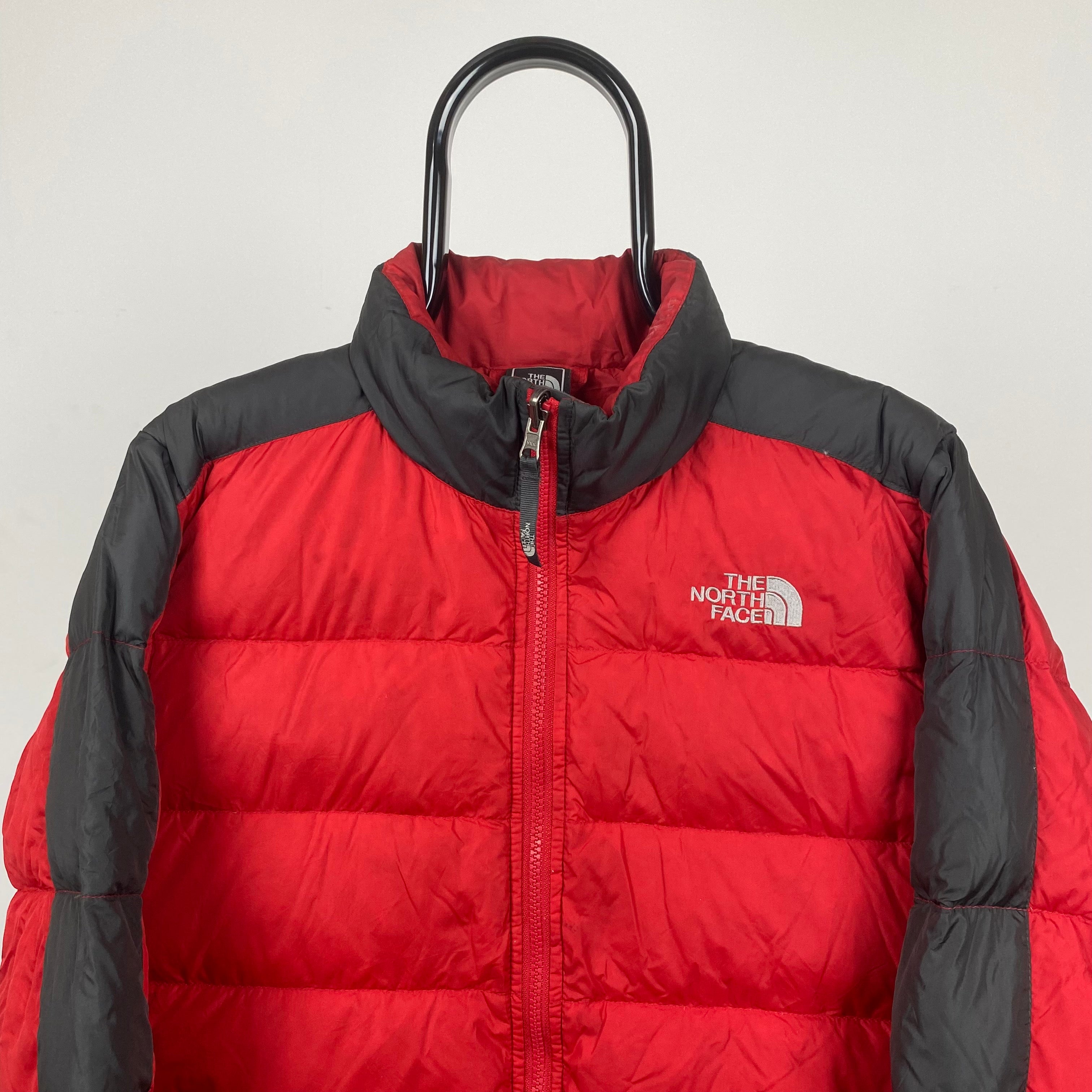 90s The North Face Puffer Jacket Red XS