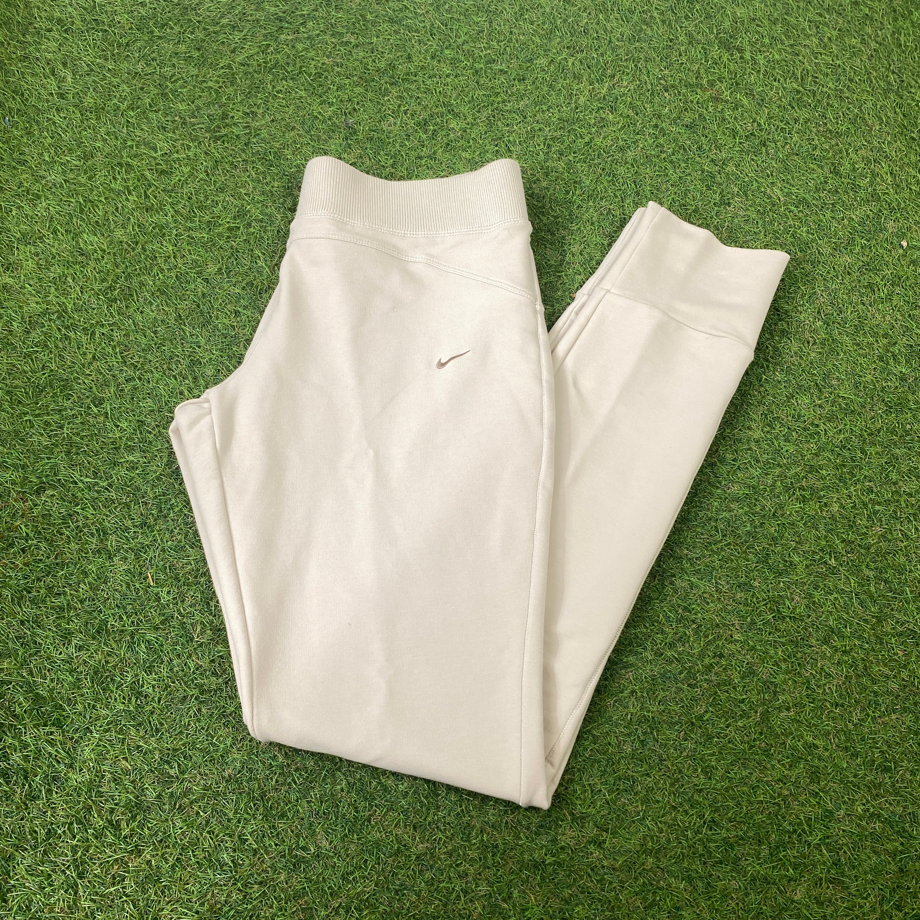 00s Nike Cotton Skinny Joggers Brown Small