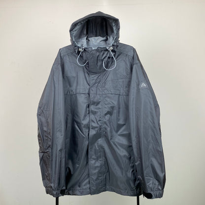 90s Nike ACG 3 In 1 Waterproof Coat Jacket Grey Large