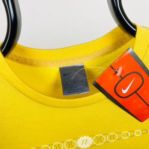 00s Nike T-Shirt Yellow XS/XXS