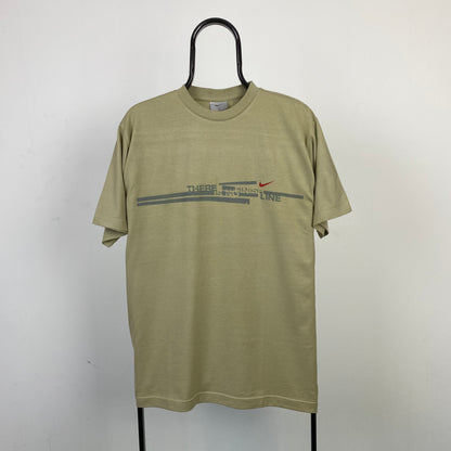 Vintage Nike T-Shirt Brown Medium