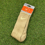 Vintage 90s Nike Socks Brown UK8 - 15