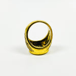 Vintage Knight Signet Ring Gold