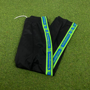 Vintage Champion Logo Taping Joggers Black XS