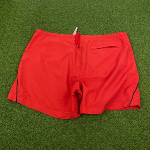 00s Nike Tennis Court Shorts Red XL