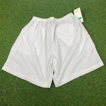 90s Nike Challenge Court Shorts White XL