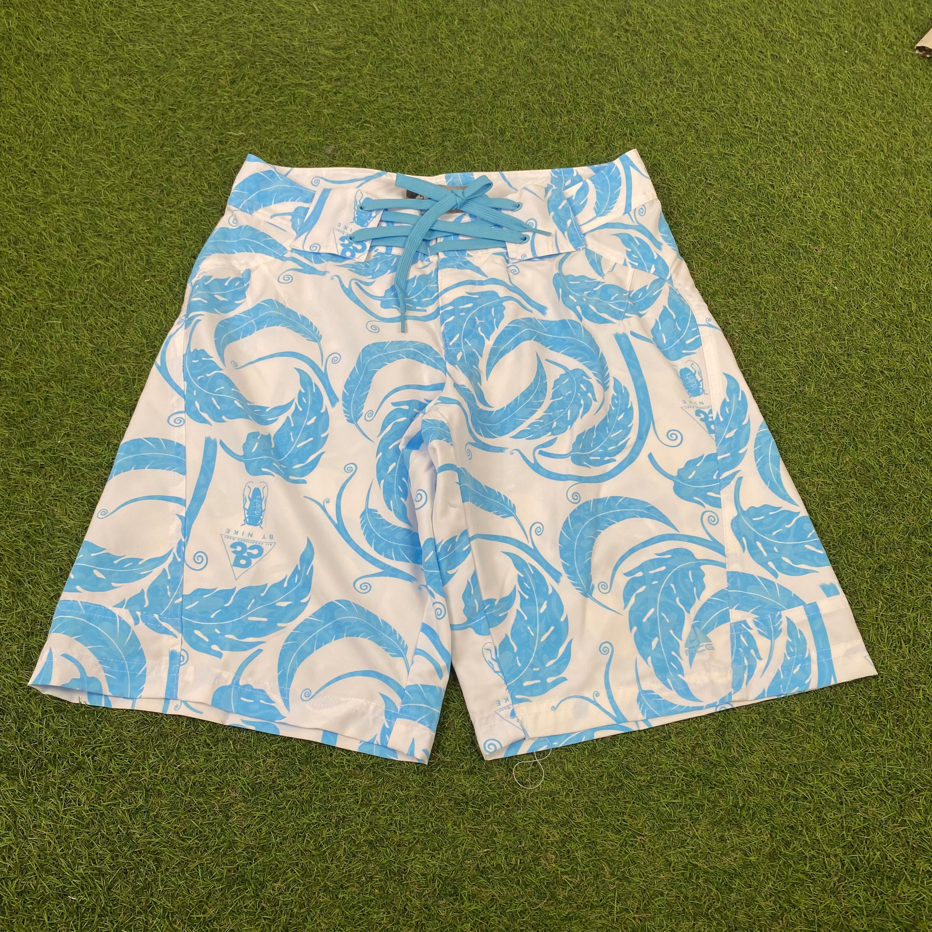 00s Nike ACG Beach Swim Shorts Baby Blue XS – Clout Closet