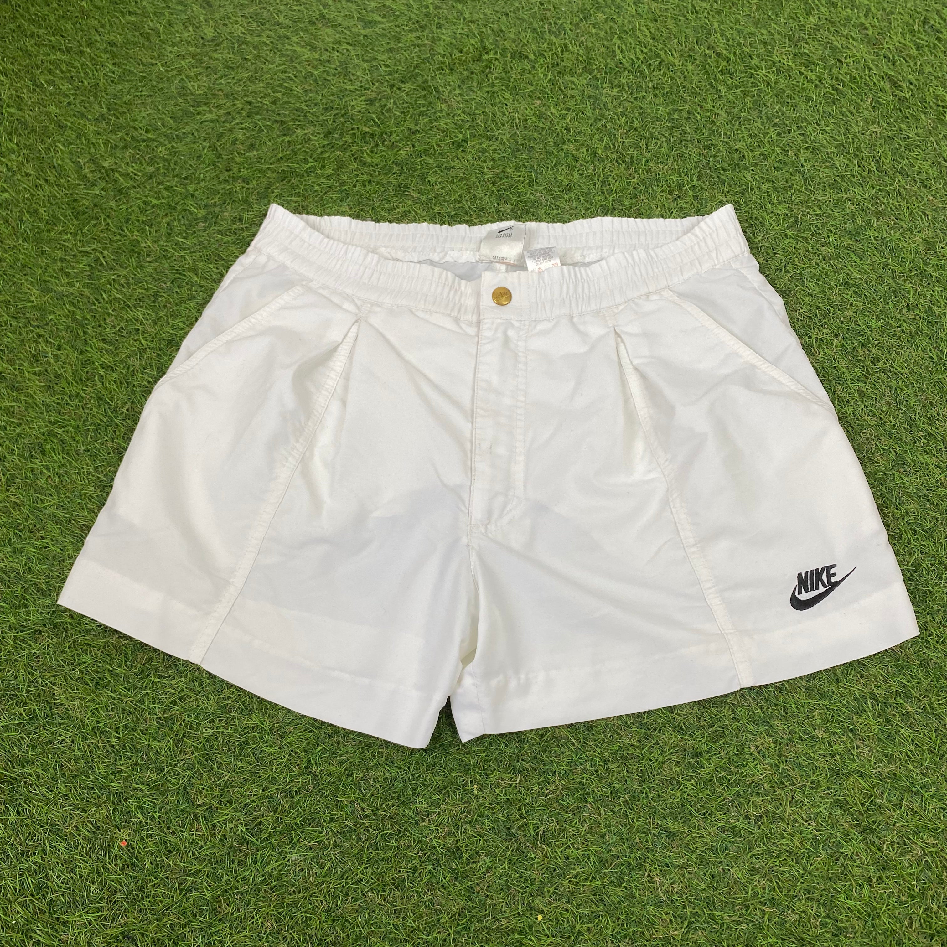 90s Nike Tennis Shorts White Small