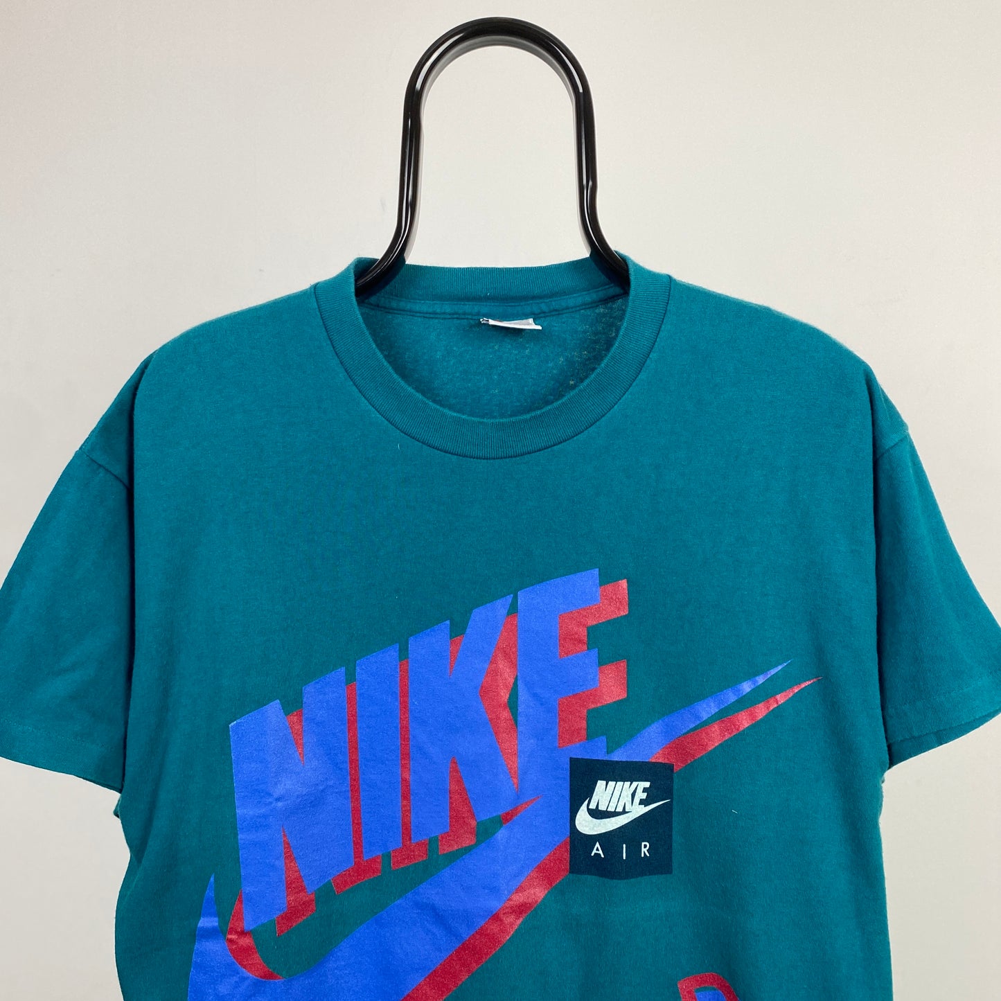 90s Nike Air T-Shirt Green Large