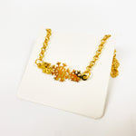 Vintage Retro Snowflake Bracelet Chain Gold