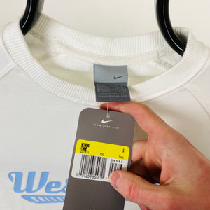 Vintage Nike Oregon Sweatshirt White Small