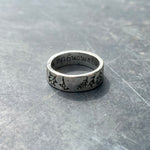 Retro Leaf Ring .925 Silver