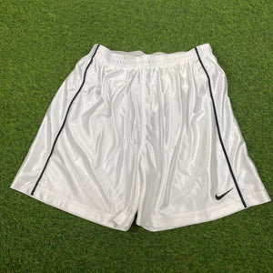 90s Nike Nylon Football Shorts White XL
