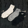 Vintage Nike Socks 3 Pack Colour UK12-8