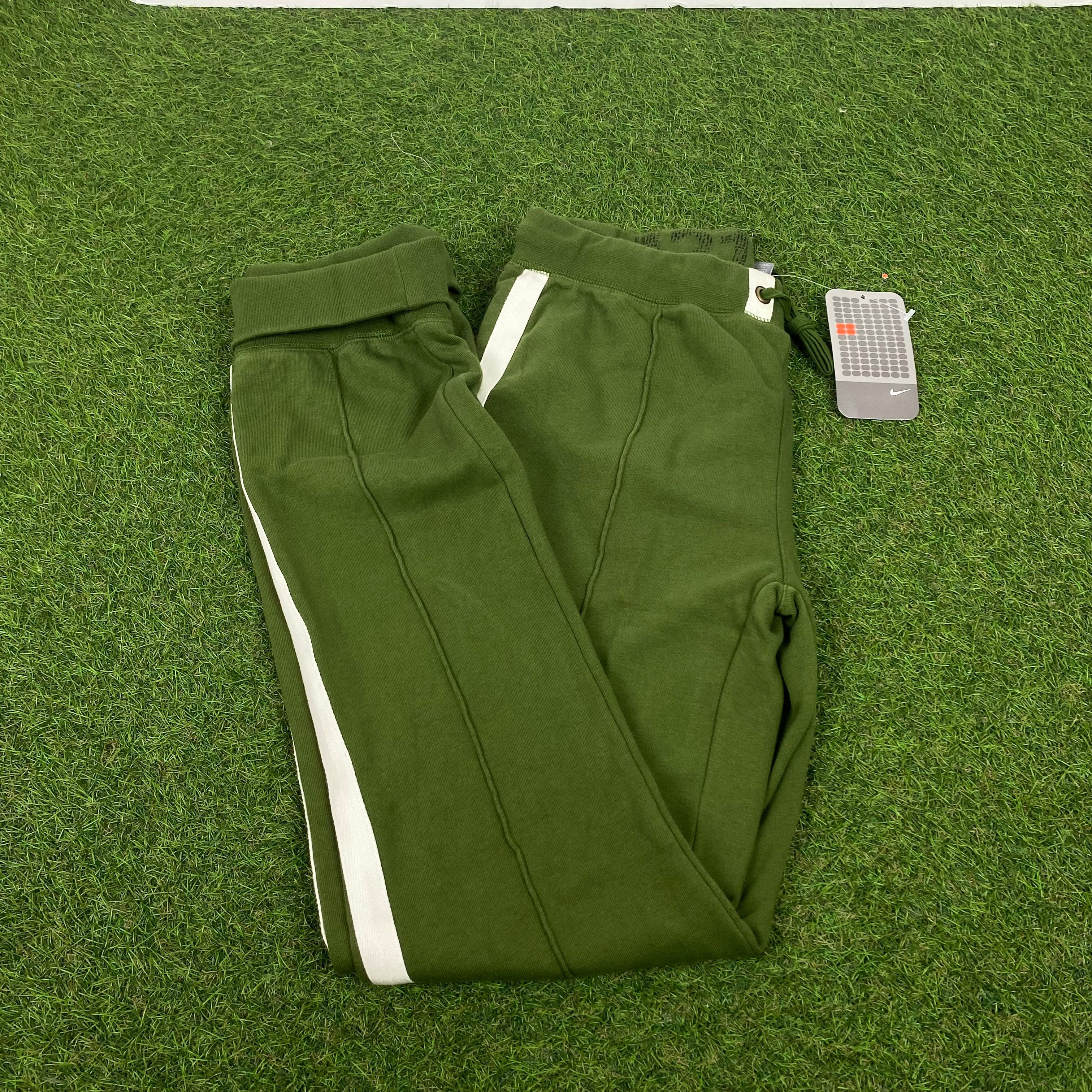 90s Nike Cotton Joggers Green Large