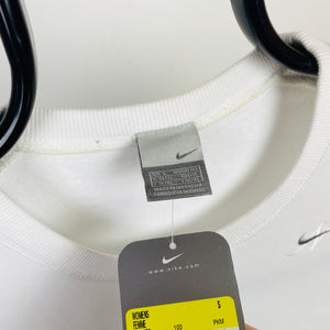 Vintage Nike Sweatshirt White Small