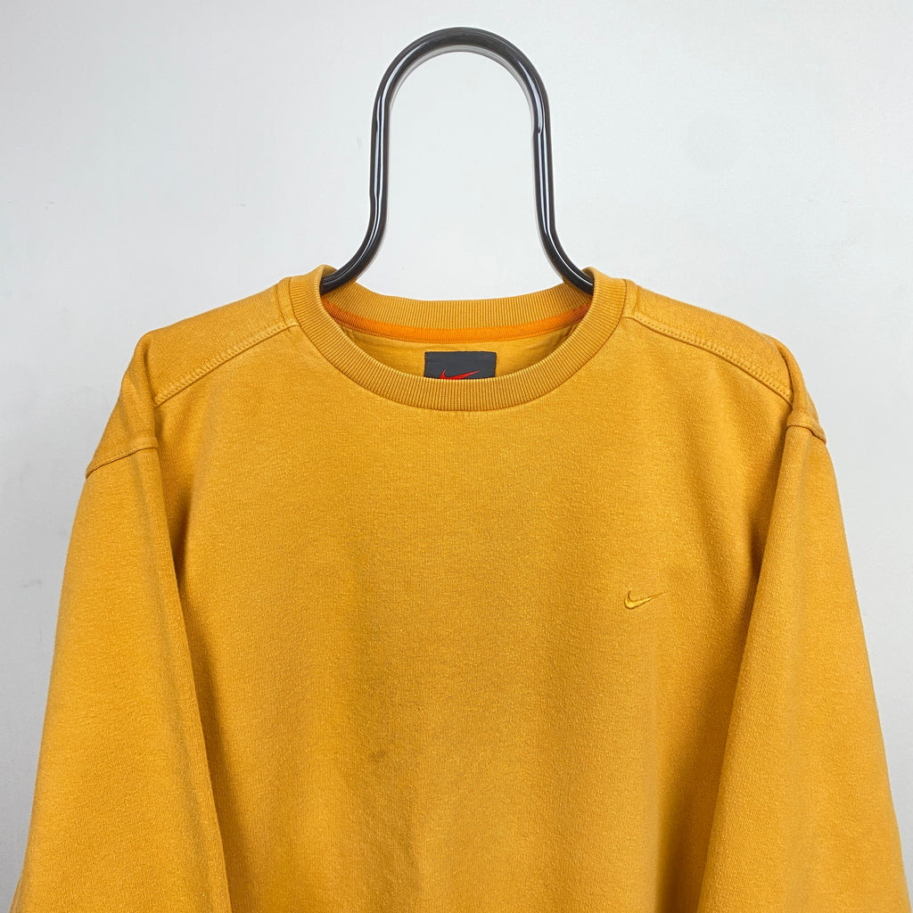 90s Nike Sweatshirt Orange Large