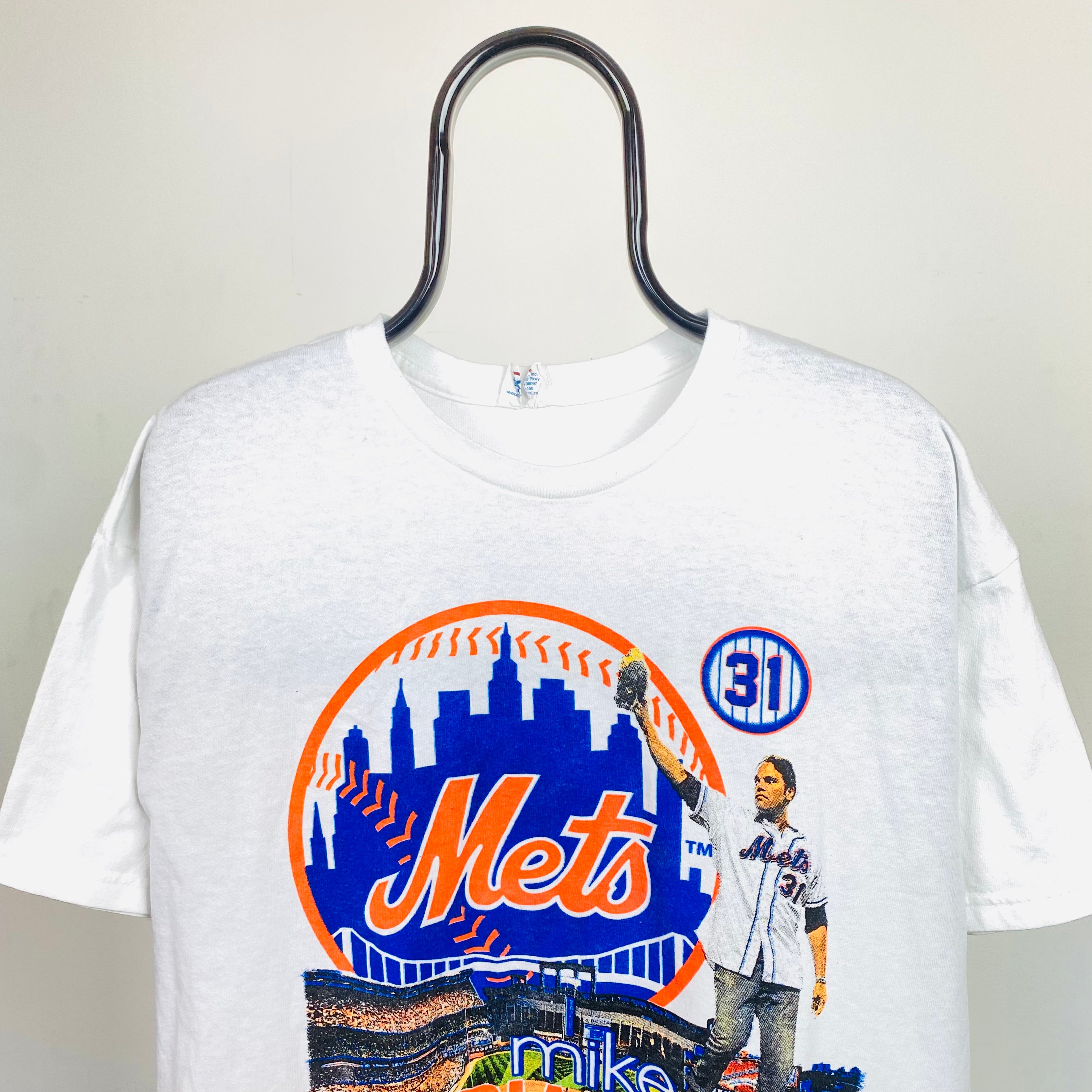 Retro 90s Mets MLB T-Shirt White XL