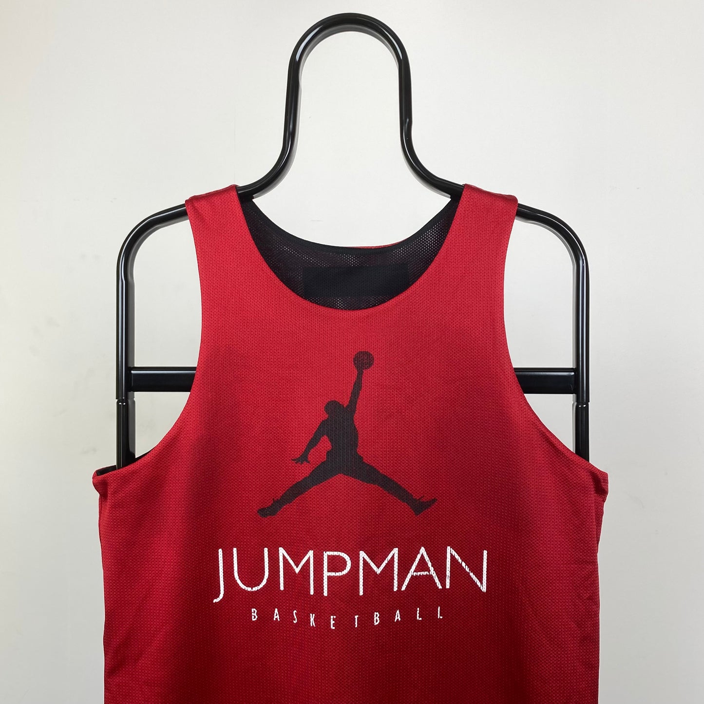 Vintage Nike Jordan Basketball Jersey Vest Red Small