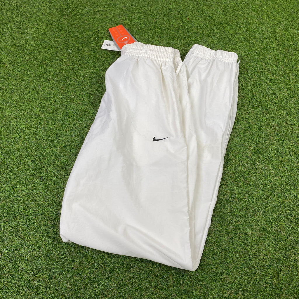 00s Nike Zip Pocket Joggers White Small