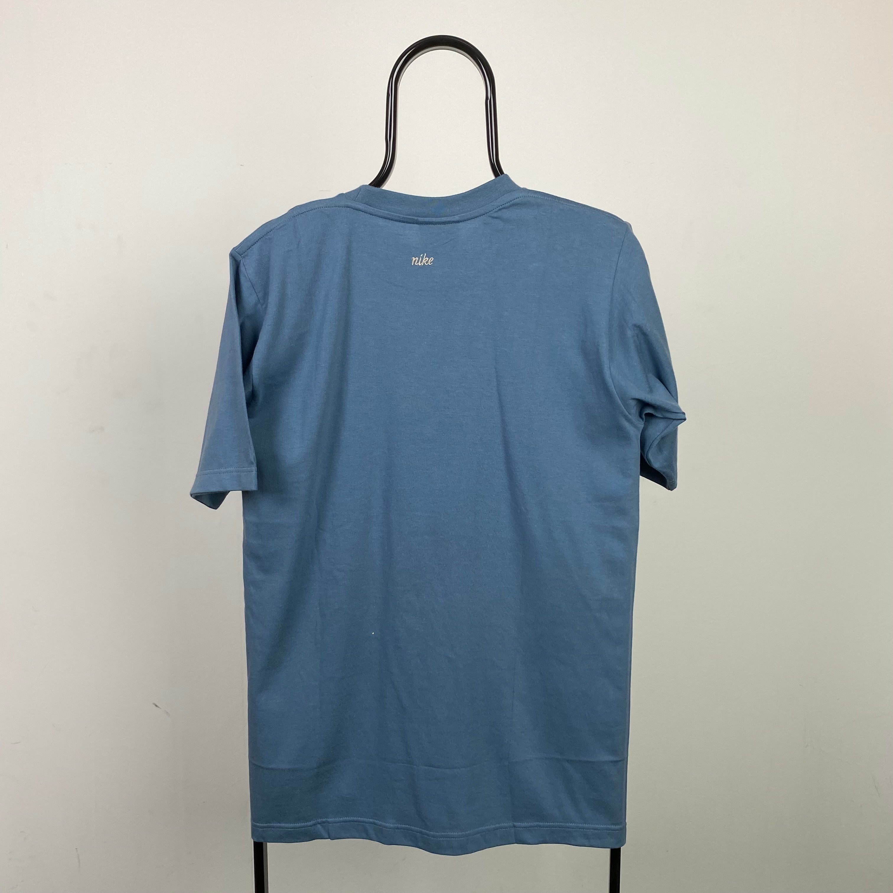 Vintage Nike T-Shirt Blue Small