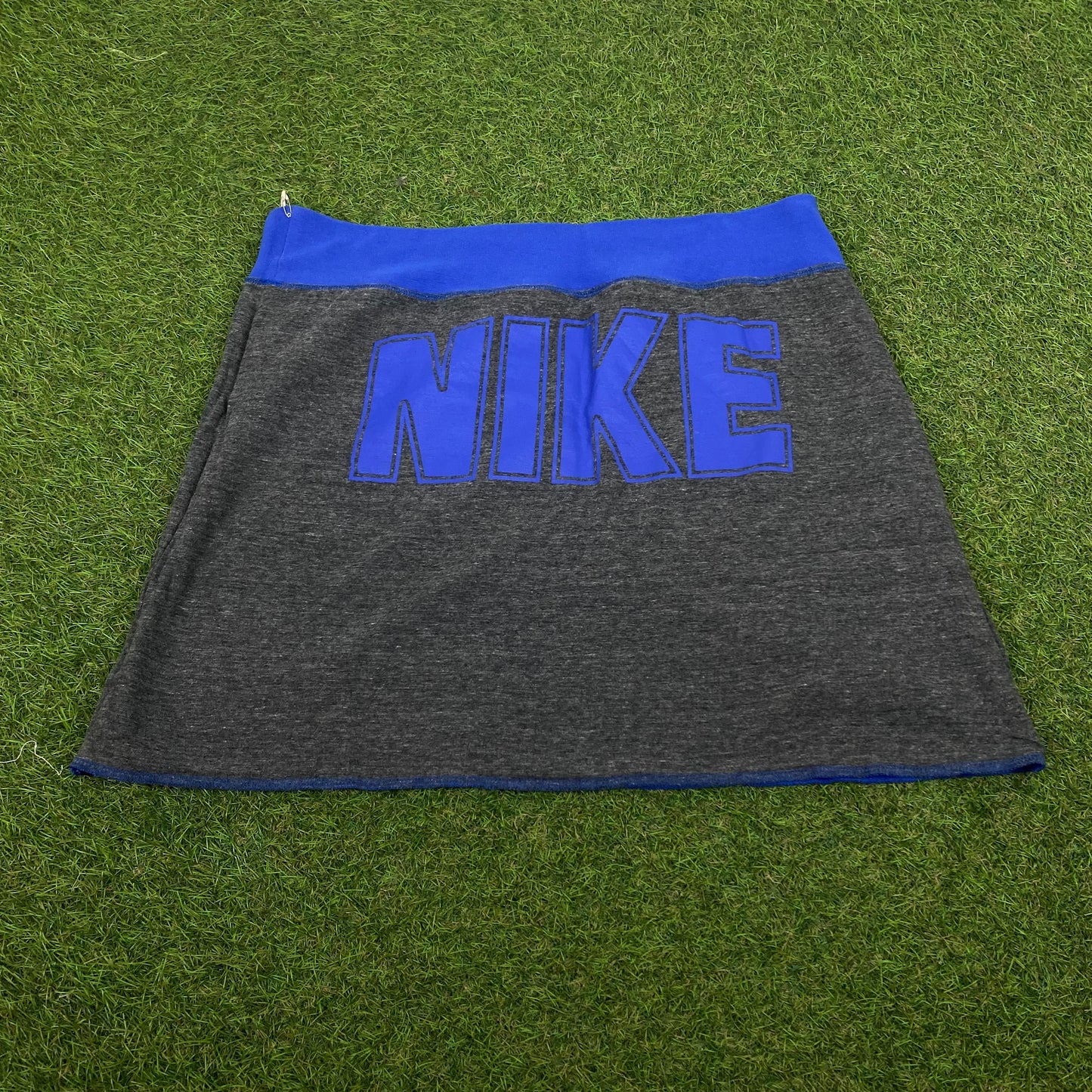 90s Nike Reversible Skirt Blue Grey Medium