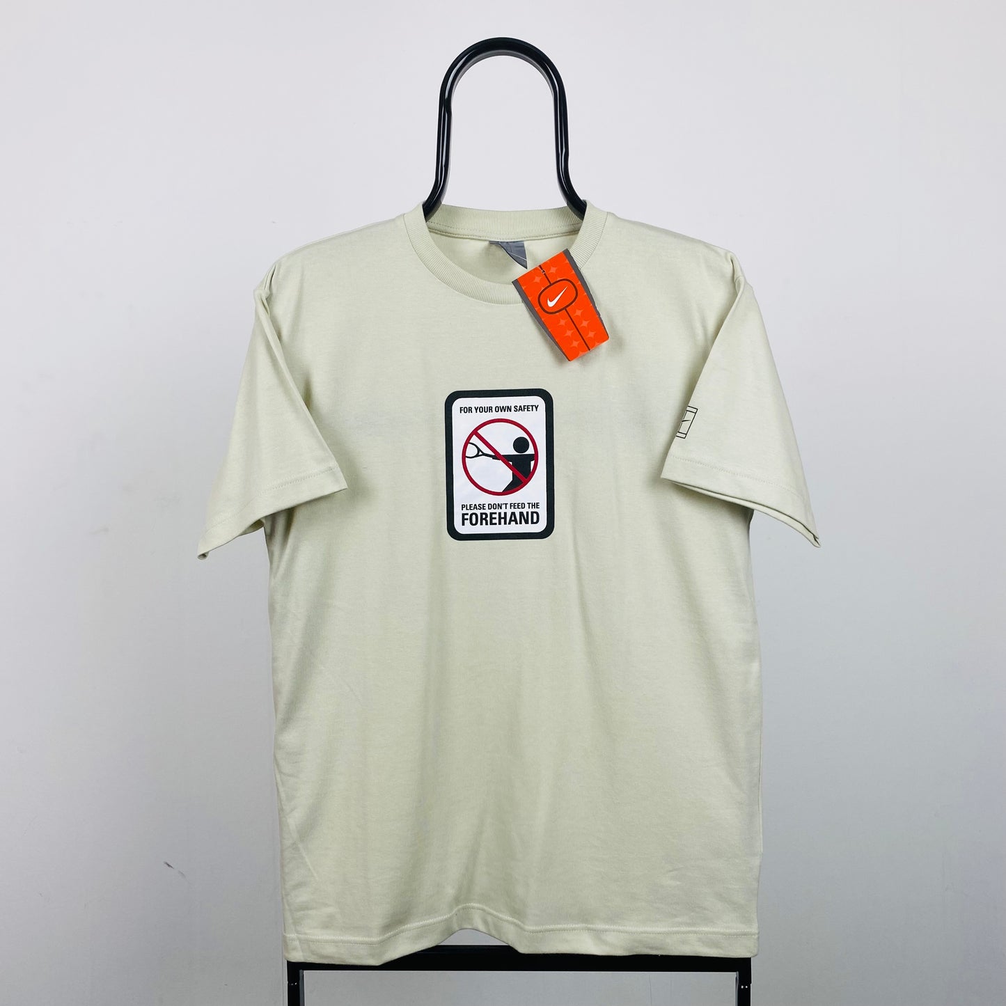 Vintage Nike Tennis T-Shirt Brown XS