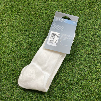 Vintage 90s Nike Socks White UK8 - 15