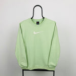 90s Nike Sweatshirt Sage Green Small