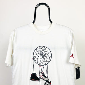 Vintage Nike Air Jordan T-Shirt White Medium