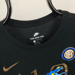 00s Inter Milan T-Shirt Black Large