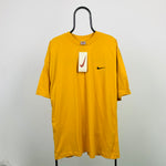 90s Nike T-Shirt Gold Yellow XXL