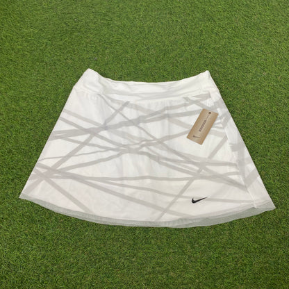 00s Nike Tennis Skirt White Small