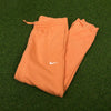 00s Nike Cotton Joggers Orange Medium