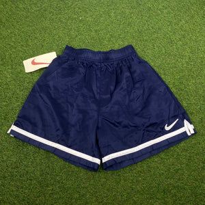 00s Nike Nylon Shorts Blue Small