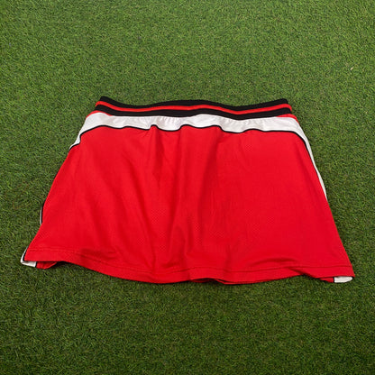 00s Nike Court Skirt Skort Red Large