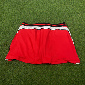 00s Nike Court Skirt Skort Red Large