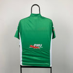 Vintage Nike Cycling Jersey T-Shirt Green Medium