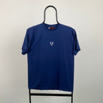 Vintage Nike Basketball T-Shirt Blue XXS