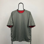 00s Nike ACG Reversible T-Shirt Green Red Medium