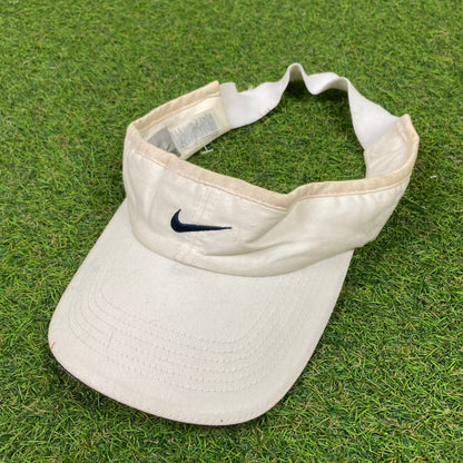 00s Nike Visor Hat White