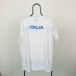 Vintage Nike Italy Football T-Shirt White XXL