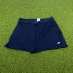 90s Adidas Tennis Shorts Blue XS