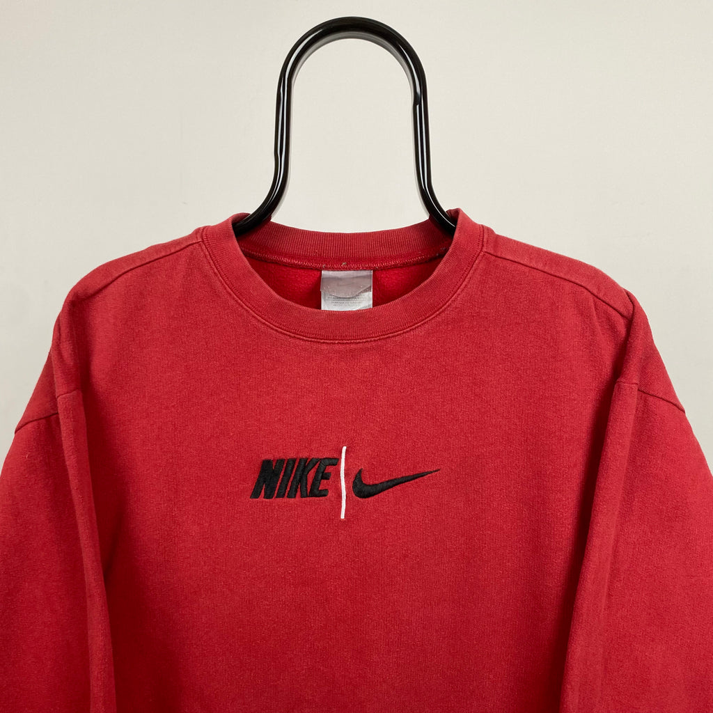 90s Nike Sweatshirt Red XS