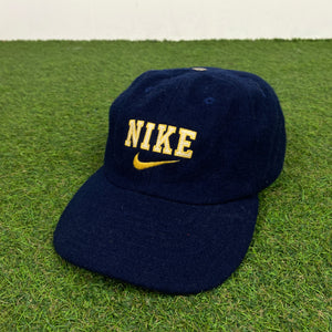 90s Nike Velour Hat Blue